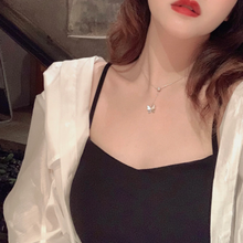 Load image into Gallery viewer, Fairy Sister Moonstone Butterfly Necklace Female Light Luxury Choker