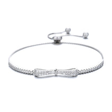 Load image into Gallery viewer, Crystal Bowknot Charm Bracelet & Bangle For Women
