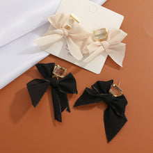 Load image into Gallery viewer, Jewelry Korean Sweet Black White Bowknot Women