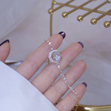 Load image into Gallery viewer, Elegant Delicate Zircon Moon Star Bracelet