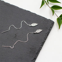 Load image into Gallery viewer, Tassel Leaf Charm Drop Earring For Women Girls