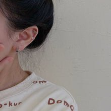 Load image into Gallery viewer, Brown Flocked Bear Bunny Earring Set