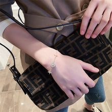 Load image into Gallery viewer, Cubic Zirconia Natural Shell Stone Charm Bracelet