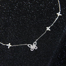 Load image into Gallery viewer, Cute Exquisite Butterfly Choker Necklace Dazzling Pendant Necklace