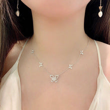 Load image into Gallery viewer, Cute Exquisite Butterfly Choker Necklace Dazzling Pendant Necklace