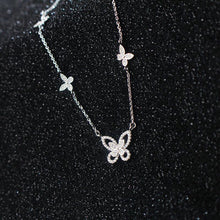 Load image into Gallery viewer, Cute Exquisite Butterfly Choker Necklace Dazzling Pendant Necklace