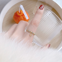 Load image into Gallery viewer, Zircon Elegant Letter Adjustable Ring
