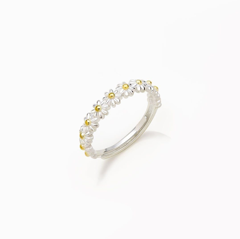 Daisy Elegant Open Ladies Ring