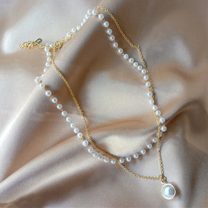 Fashion Chain Pearl Necklace For Women