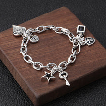 Load image into Gallery viewer, Fashion Vintage Party Star Key Pendant Couples  Bracelet
