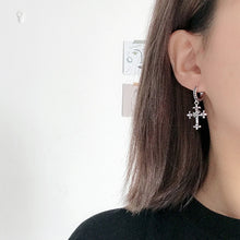 Load image into Gallery viewer, Cross Earrings for Women Antique Cross Ear
