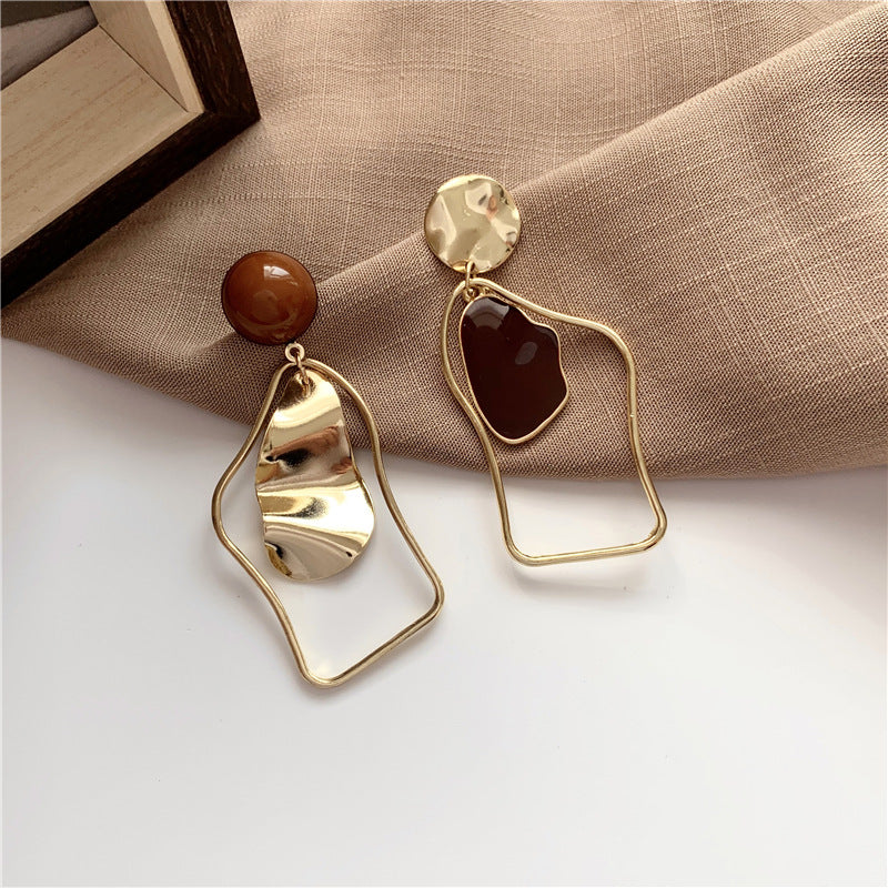 Geometric Statement Earrings Fashion Jewelry