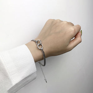 Hip Hop Handmade Thick Chain Couple Bracelet for Men Women