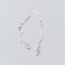 Load image into Gallery viewer, Tassel Leaf Charm Drop Earring For Women Girls
