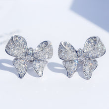 Load image into Gallery viewer, Cute Bowknot Stud Earrings for Women with Zircon
