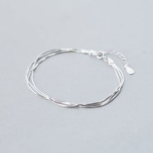 Load image into Gallery viewer, Fashion Sterling Silver Simple Layer Bracelet
