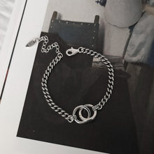 Load image into Gallery viewer, Hip Hop Handmade Thick Chain Couple Bracelet for Men Women
