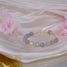 Load image into Gallery viewer, Classic Luxury Natural Moonstone Pearl Beaded Bracelet
