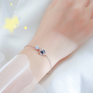 Fashion Crystal Planet Charm Bracelet &Bangle