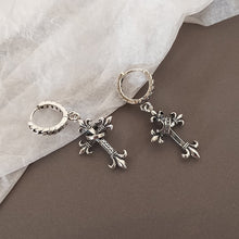 Load image into Gallery viewer, Cross Earrings for Women Antique Cross Ear
