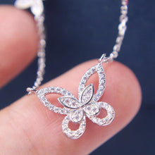 Load image into Gallery viewer, Cute Exquisite Butterfly Choker Necklace Dazzling Pendant Necklace
