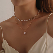 Load image into Gallery viewer, Fashion Chain Pearl Necklace For Women
