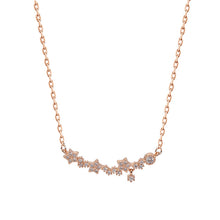 Load image into Gallery viewer, Glitter Diamond Smile Flower Necklace
