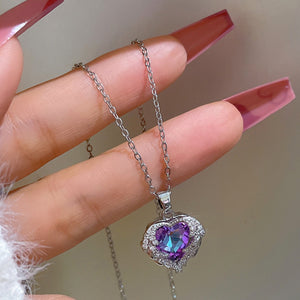 Heart Pendant Necklace for Women