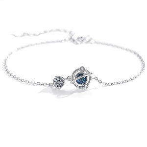 Fashion Crystal Planet Charm Bracelet &Bangle