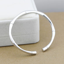 Load image into Gallery viewer, High Quality Sliver Color Multi Segment Bamboo Bracelets
