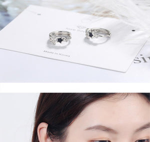 Earrings for Women Trendy Elegant Star Geometric Crystal Jewelry Gifts