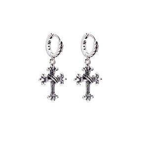 Cross Earrings for Women Antique Cross Ear