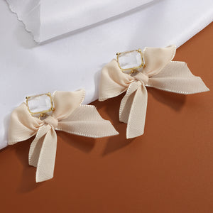 Jewelry Korean Sweet Black White Bowknot Women