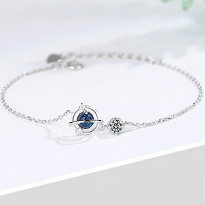 Fashion Crystal Planet Charm Bracelet &Bangle